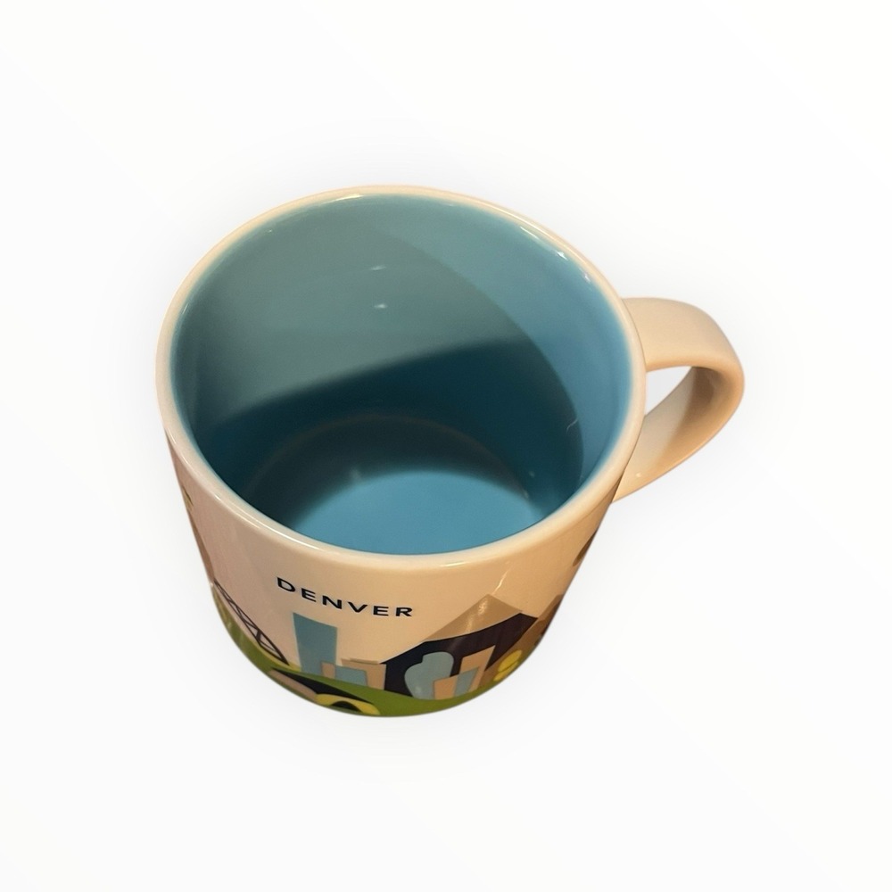 Starbucks You Are Here Collection DENVER Coffee Mug Cup 2014 14oz NWT in Box - Picture 7 of 8
